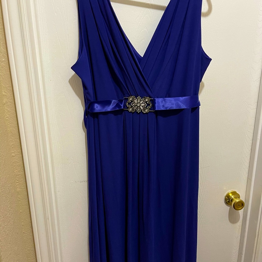 Classy royal purple dress